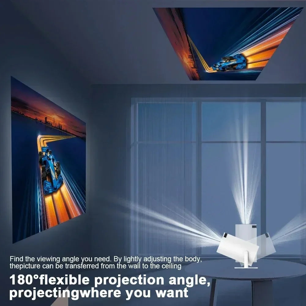 ProjectorPRO 4K Android 11 Dual Wifi6 260ANSI Allwinner H713 BT5.0 1080P 1280*720P Home Cinema Outdoor Projetor