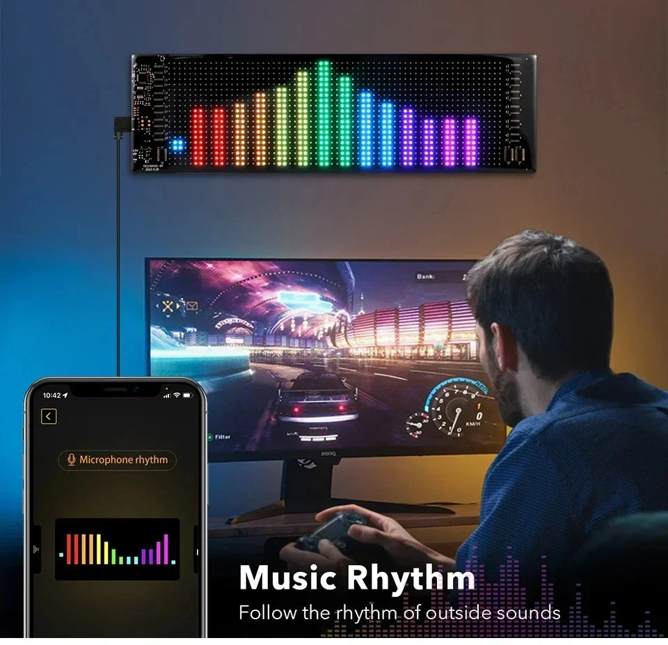 Programmable led sign LED Matrix Pixel Panel Display Screen Flexible RGB Car Scrolling Text Animation Shop Reminder Light