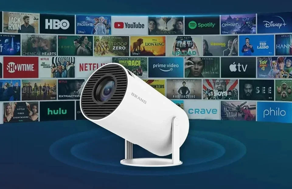 ProjectorPRO 4K Android 11 Dual Wifi6 260ANSI Allwinner H713 BT5.0 1080P 1280*720P Home Cinema Outdoor Projetor