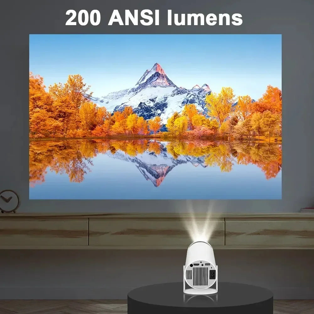 ProjectorPRO 4K Android 11 Dual Wifi6 260ANSI Allwinner H713 BT5.0 1080P 1280*720P Home Cinema Outdoor Projetor