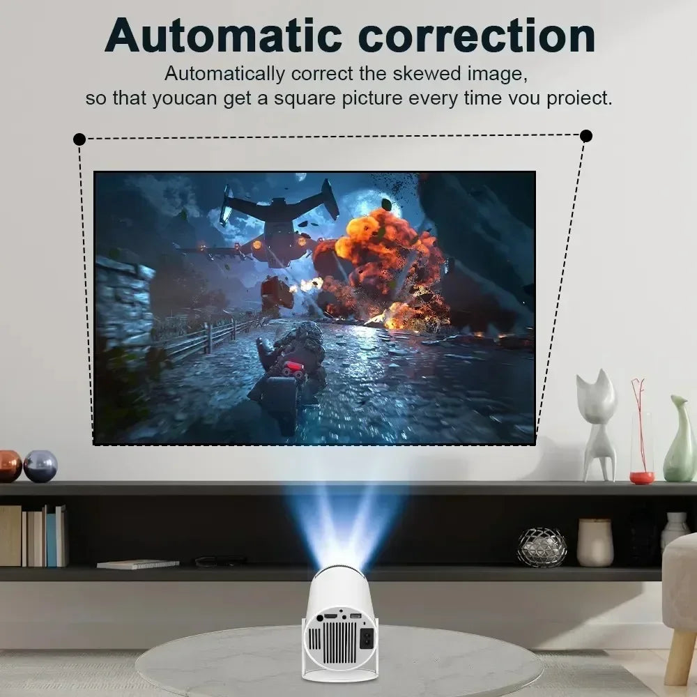 ProjectorPRO 4K Android 11 Dual Wifi6 260ANSI Allwinner H713 BT5.0 1080P 1280*720P Home Cinema Outdoor Projetor