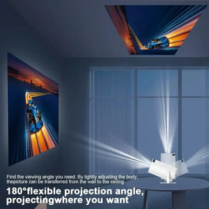 ProjectorPRO 4K Android 11 Dual Wifi6 260ANSI Allwinner H713 BT5.0 1080P 1280*720P Home Cinema Outdoor Projetor