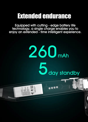 AI Smart Camera Glasses 100MP 260mAh Long-lasting Battery Voice Assistant Control Music Calling Sport Smart Glasses