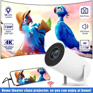 ProjectorPRO 4K Android 11 Dual Wifi6 260ANSI Allwinner H713 BT5.0 1080P 1280*720P Home Cinema Outdoor Projetor