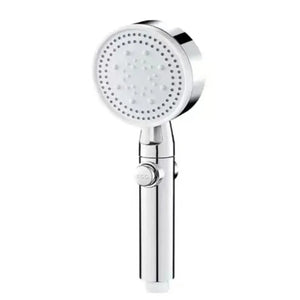 High Pressure Shower Head 5 Modes Adjustable Showerheads Bathroom Accessories with Hose Water Saving One-Key Stop Spray Nozzle