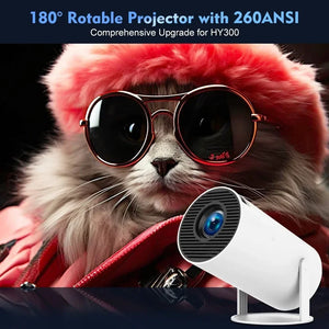 ProjectorPRO 4K Android 11 Dual Wifi6 260ANSI Allwinner H713 BT5.0 1080P 1280*720P Home Cinema Outdoor Projetor