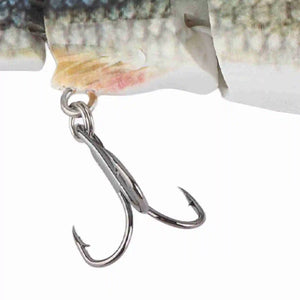 Robotic Swimming Lure Multi Jointed Rechargeable Electric Fishing Lure with Green LED Light Multi Jointed Fishing Lure